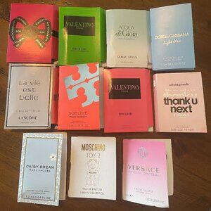 Designer Cologne/Perfume Samples lot of 11